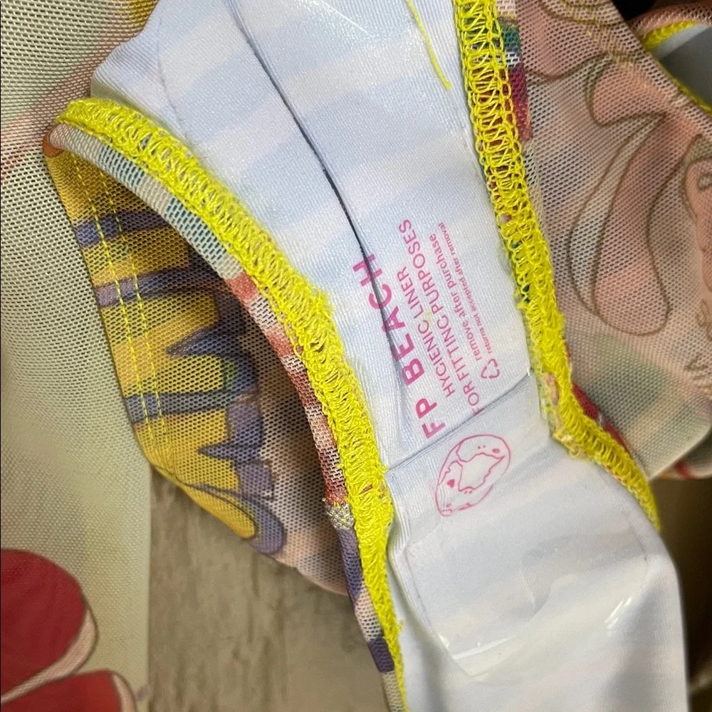 Free People Beach Free-est Dion Mesh One-Piece Surf Suit in multicolor Size L - Picture 6 of 9